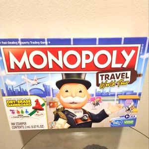 Hasbro Monopoly Travel World Tour Board Game NEW